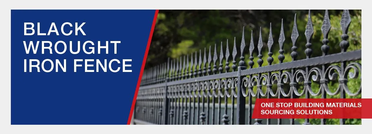 black wrought iron fence hebei sinostar 1